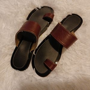 Hand made real leather sandal
